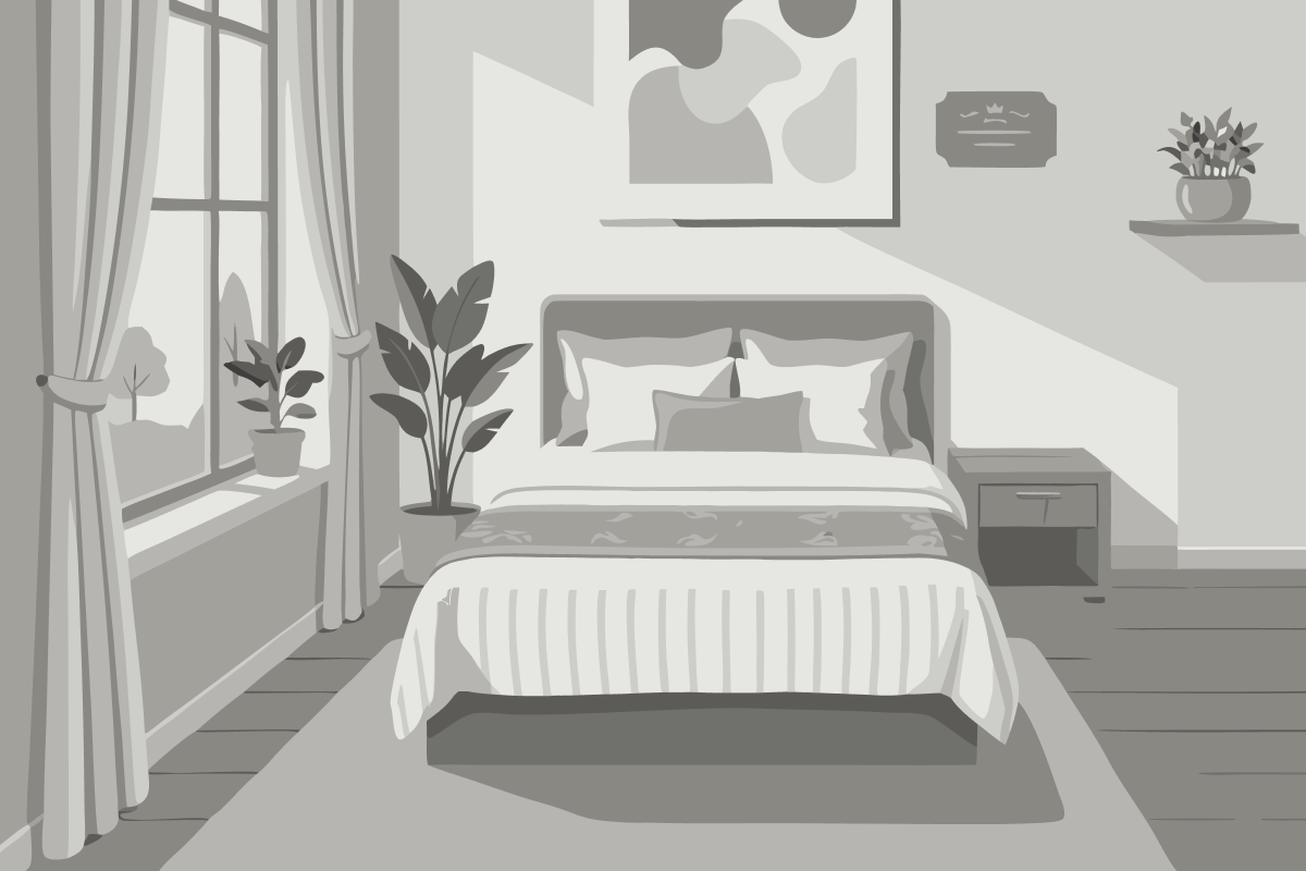 Kamer met Queensize Bed en Uitzicht op het Zwembad